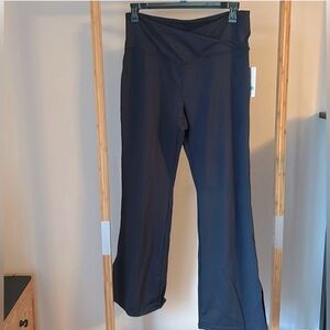 Danskin Women's Navy Split Flare Yoga Pants